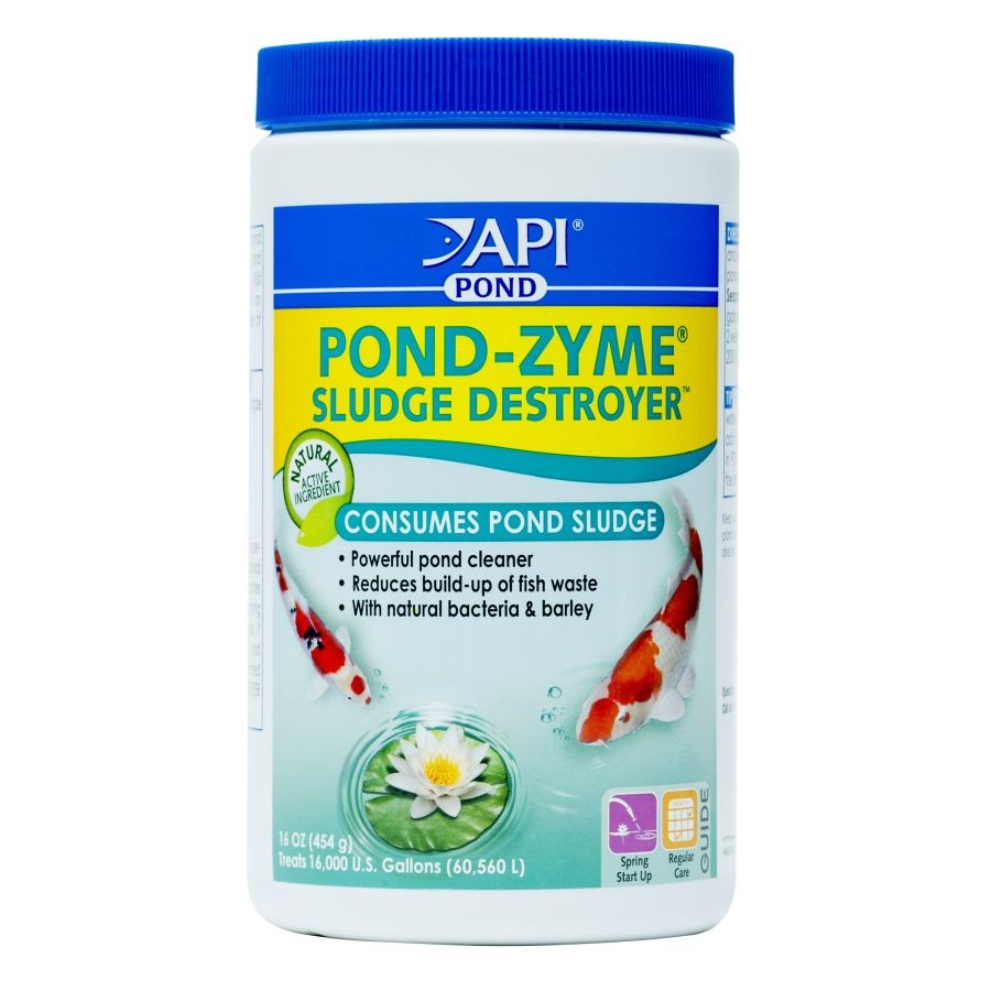 PondCare Pond Zyme w/ Barley Heavy Duty Pond Cleaner 1lb (Treats 16,000 Gallons)