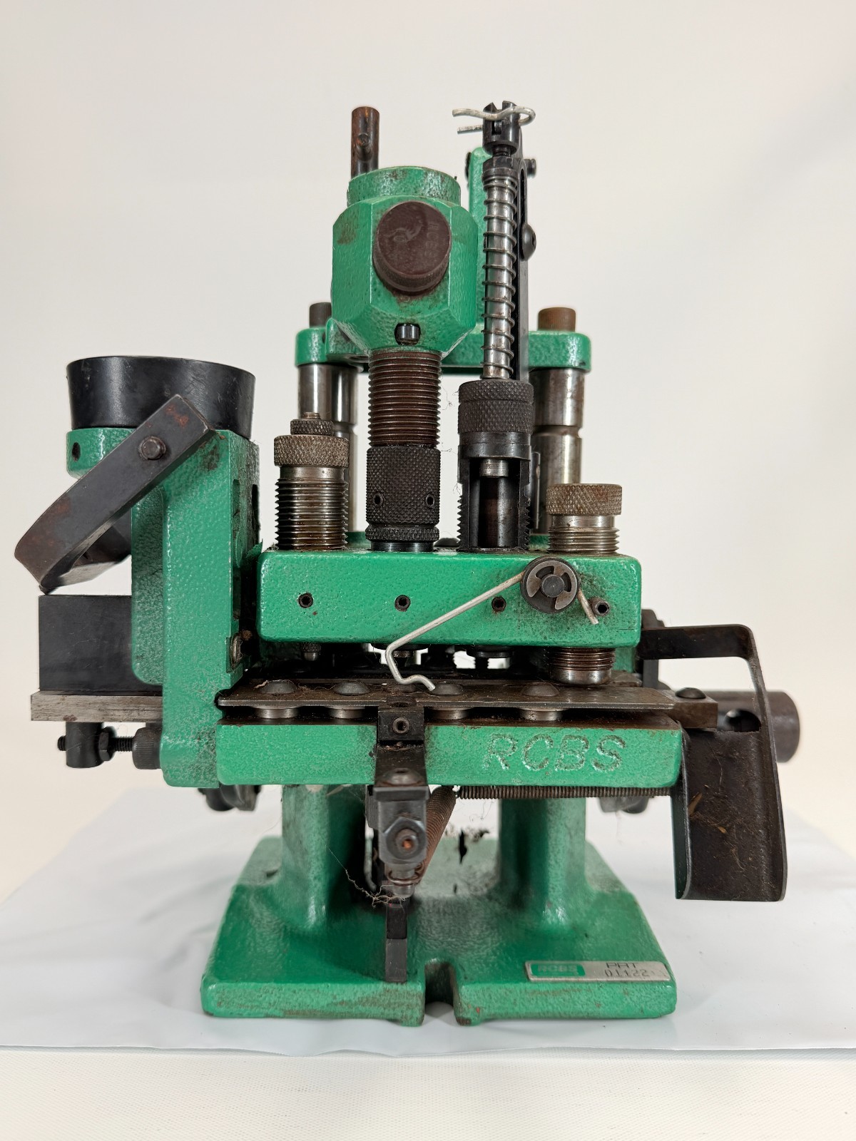 RCBS Green Machine Progressive Reloading Press .357 Mag 38 Spl READ No Handle