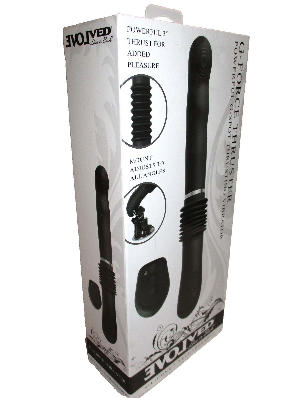 Evolved G-Force Thruster Silicone Rechargeable Vibrator Remote Control Mount