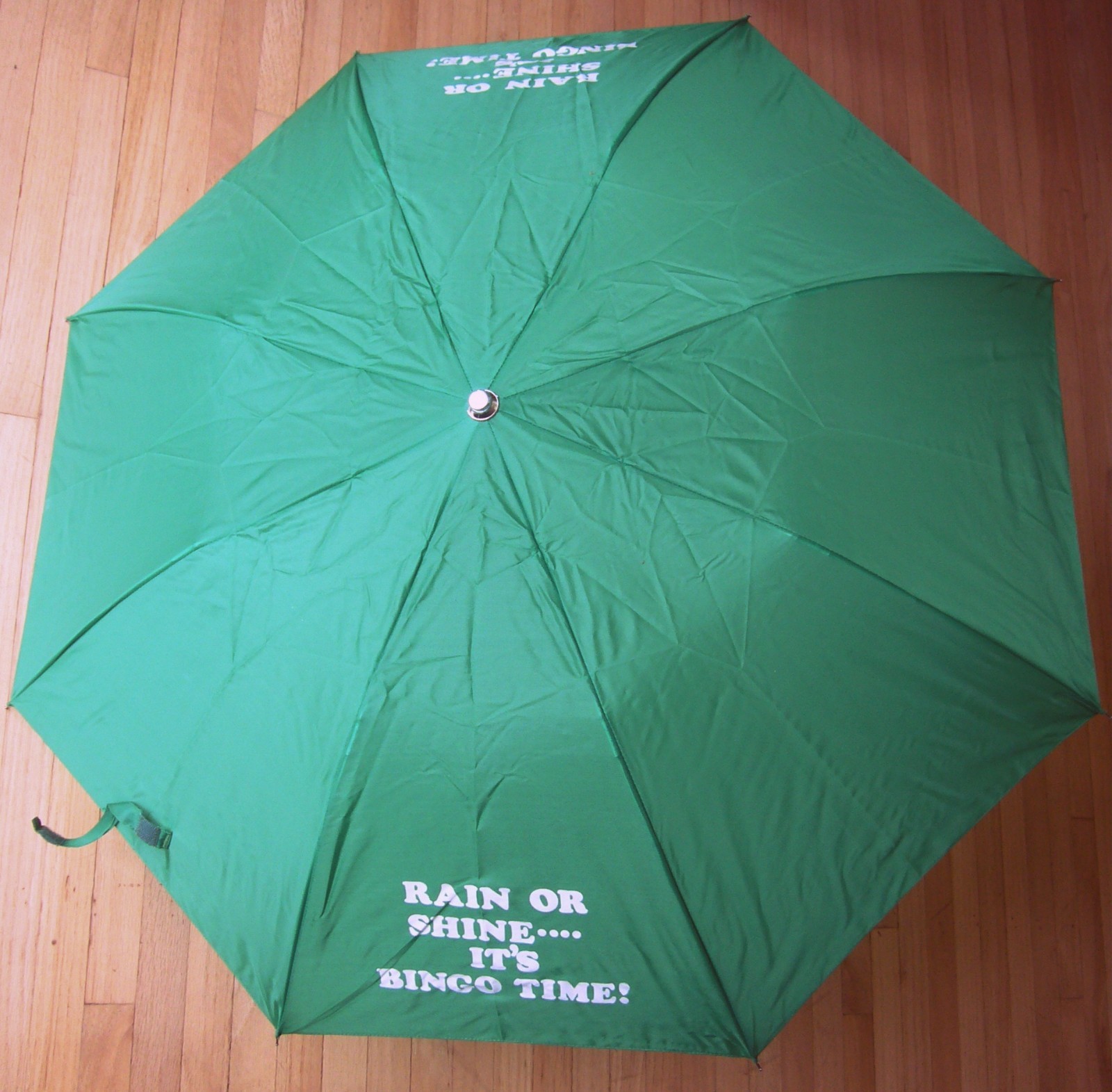 Small 33" di GREEN compact Foldable Automatic BINGO UMBRELLA saint patrick's day
