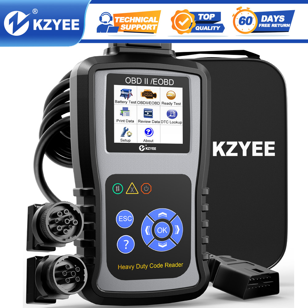Diesel Heavy Duty Truck Diagnostic Scanner Transmission ABS Engine Code Reader