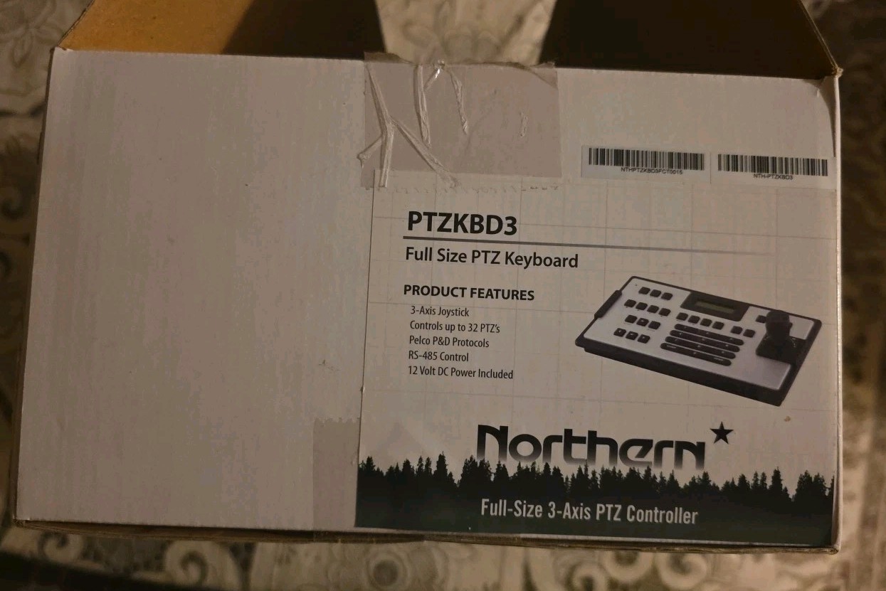 NORTHERN 3-AXIS Keyboard Full Size Controller Ptzkbd3 Speed Dome