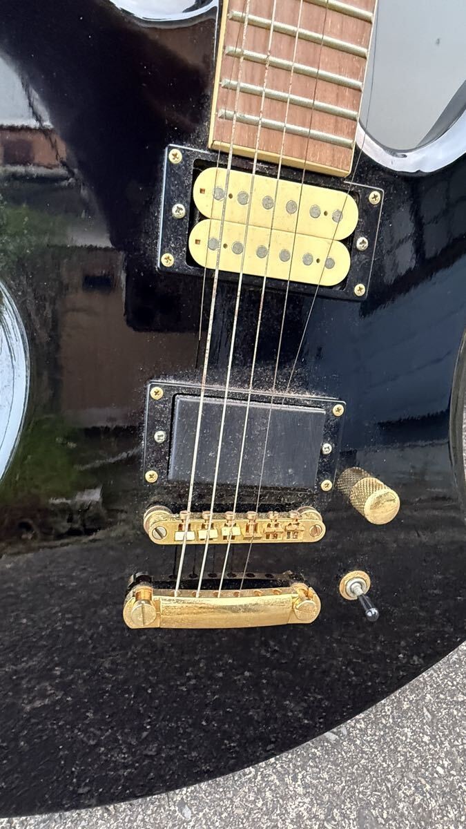 Juno Mockingbird Type Electric Guitar Black Deformed Guitar