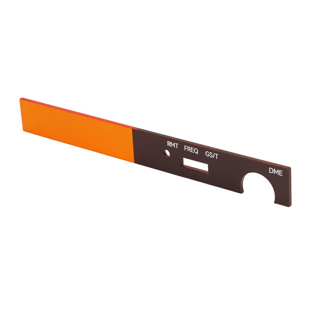 KN62 KN62A KN64 Series DME Display Lens Replace For Bendix King Amber Acrylic