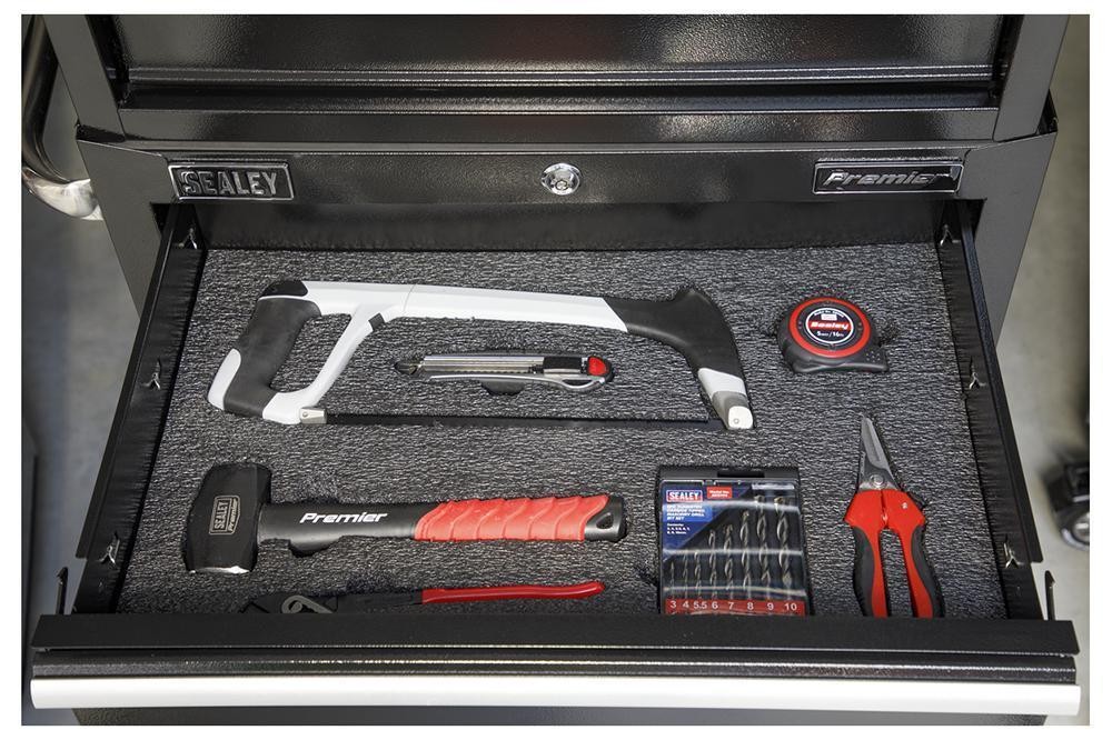 120 X 55 X 3cm Easy Peel Shadow Foam® Tray Insert For Tool Cabinets Boxes Black