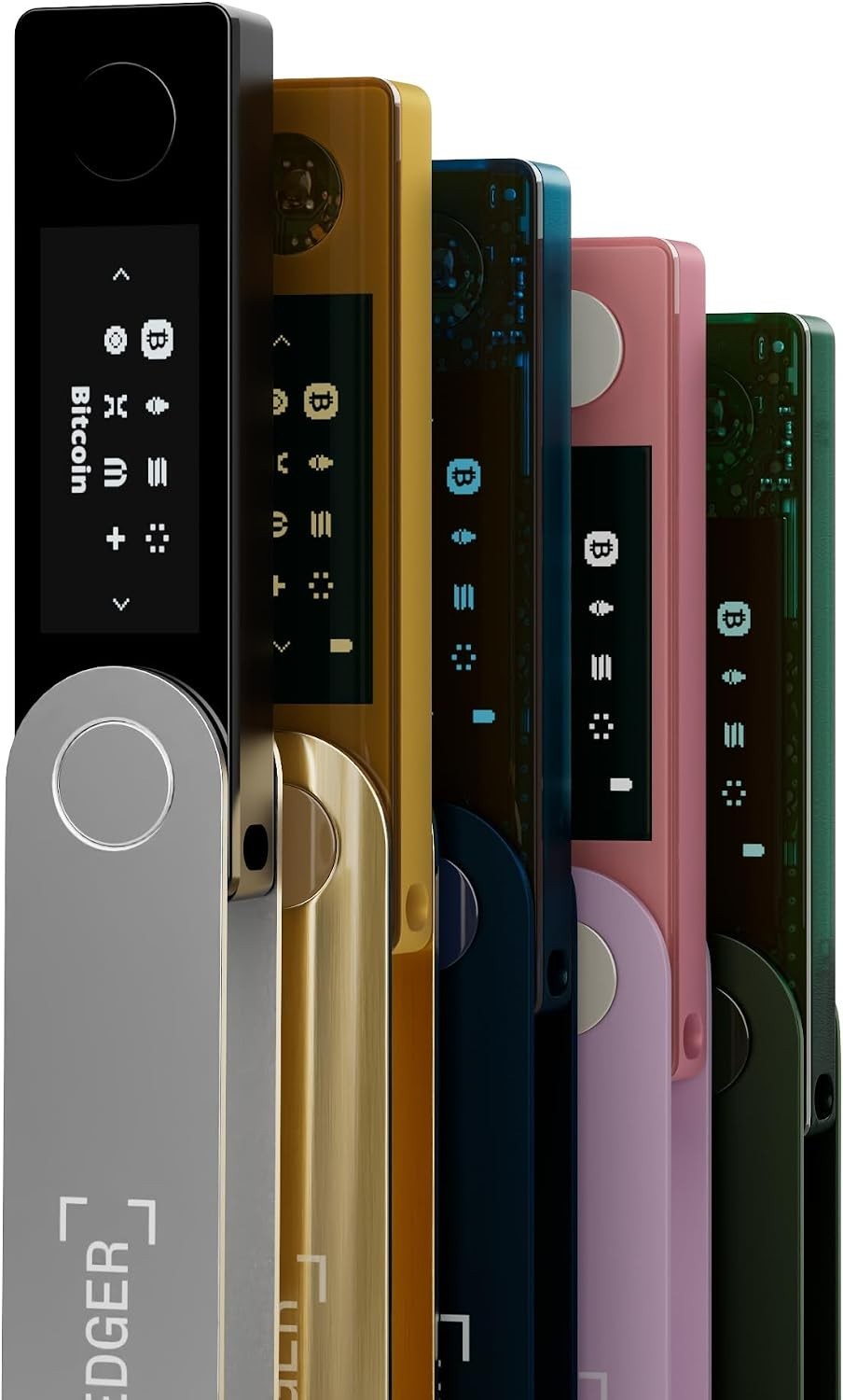 Nano S Plus Gold Crypto Wallet - Compact & Secure for Android/Desktop Use