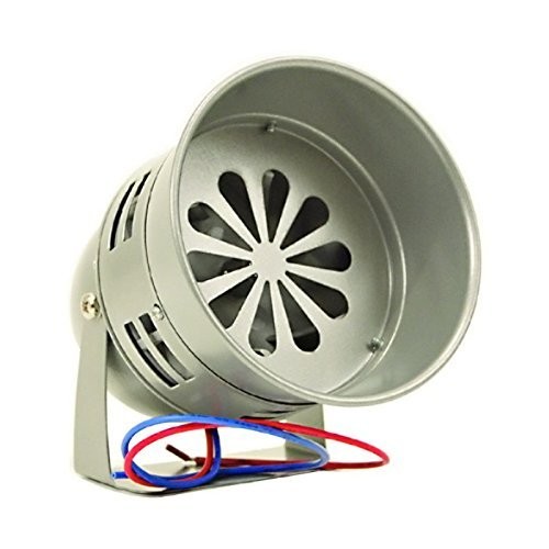 Multicolored 12V Siren Weather Resistant Cattle Feeding Alarm 1.5 Mile Range