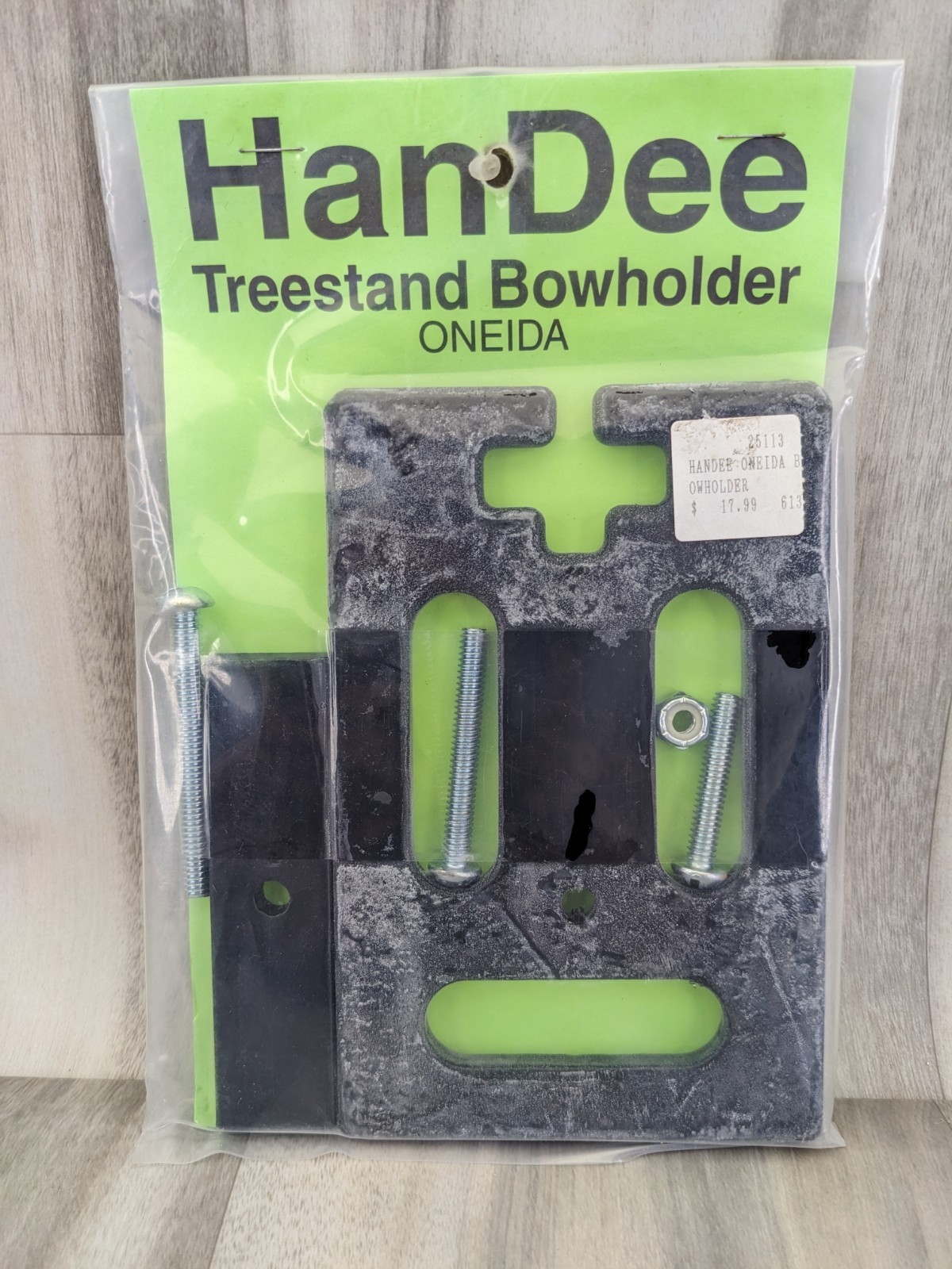 Made/USA New Old Stock Treestand Bracket Bow Holder w/Age Related Coating See Pc