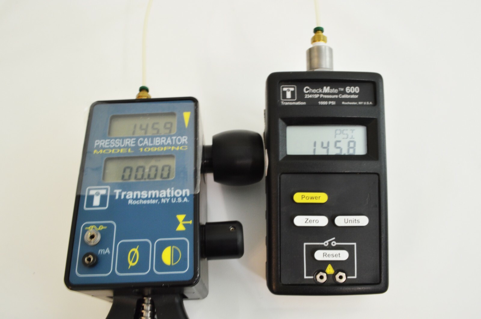 Transmation CheckMate 600 Precision Pressure Calibrator / Manometer - 1000 psi