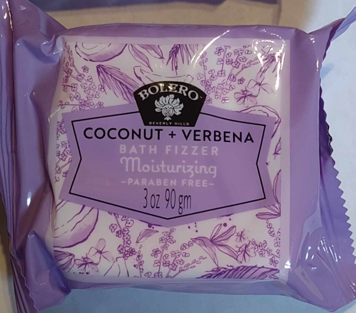 Bolero Beverly Hills Moisturizing Coconut & Verbena Bath Fizzers set of 2