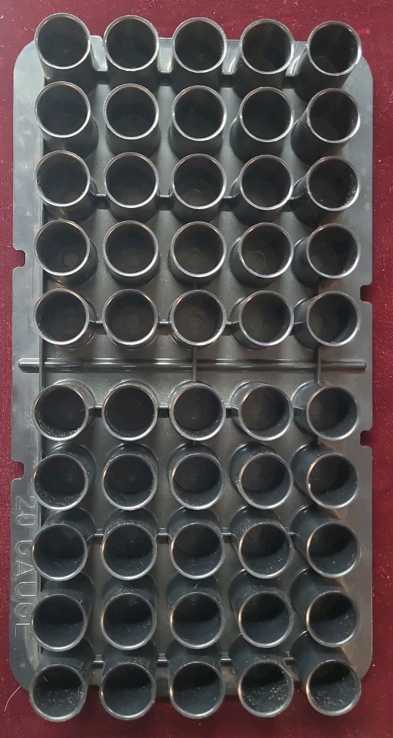 MTM 50 Round 20 Gauge Shotshell Tray (Black)