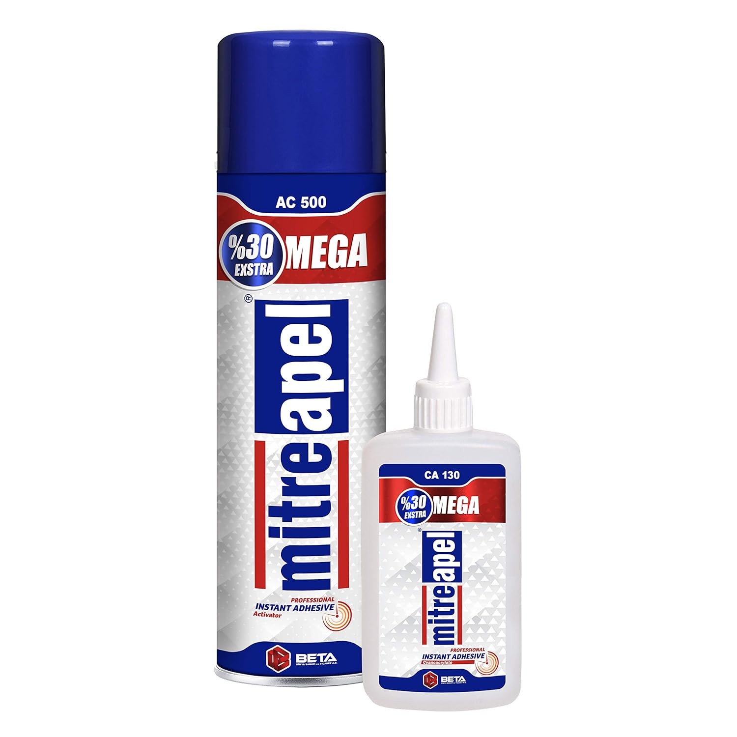 MITREAPEL CA Glue with Activator (4.5 oz - 16.9 fl oz.) - 1 Pack, Clear