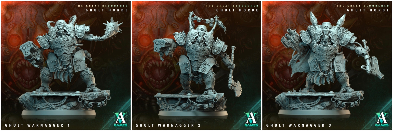3D Printed Archvillain Games Archvillain Society Vol. XXXIV The Great Bloodshed
