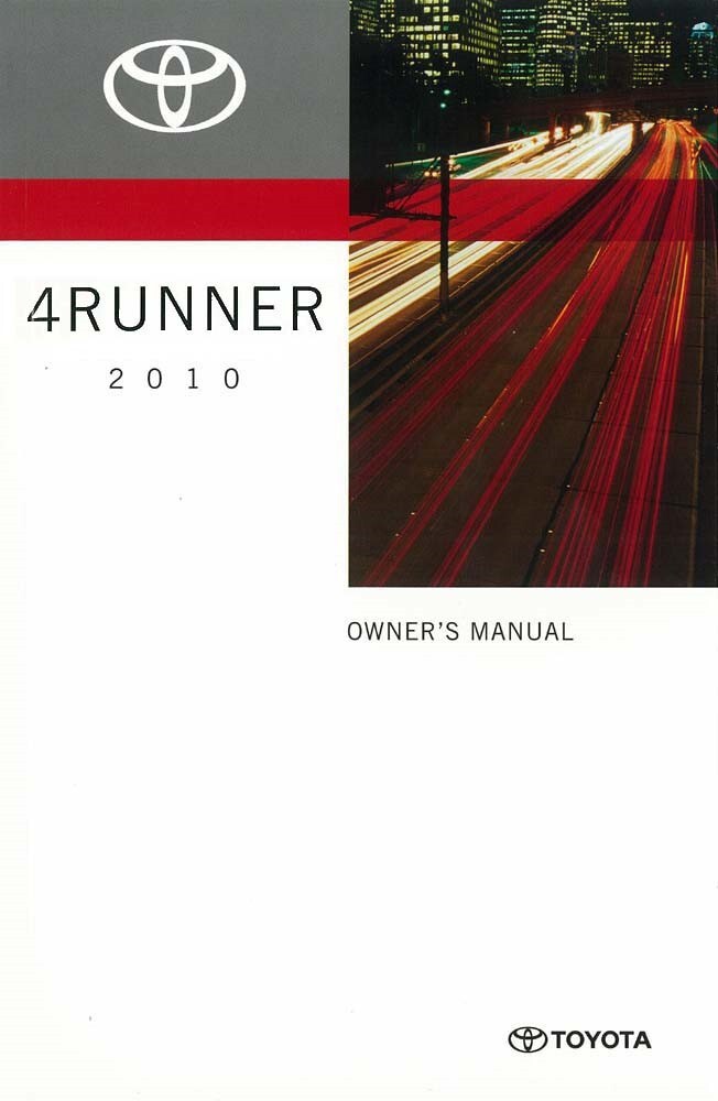 2010 Toyota 4-Runner Owner's Manual