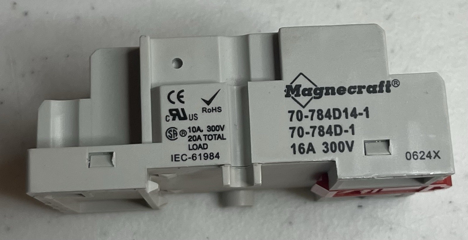 Magnecraft 70-784D-1 Relay Socket Base 14-Pin 300V 16A Lot of (5) Qty 5