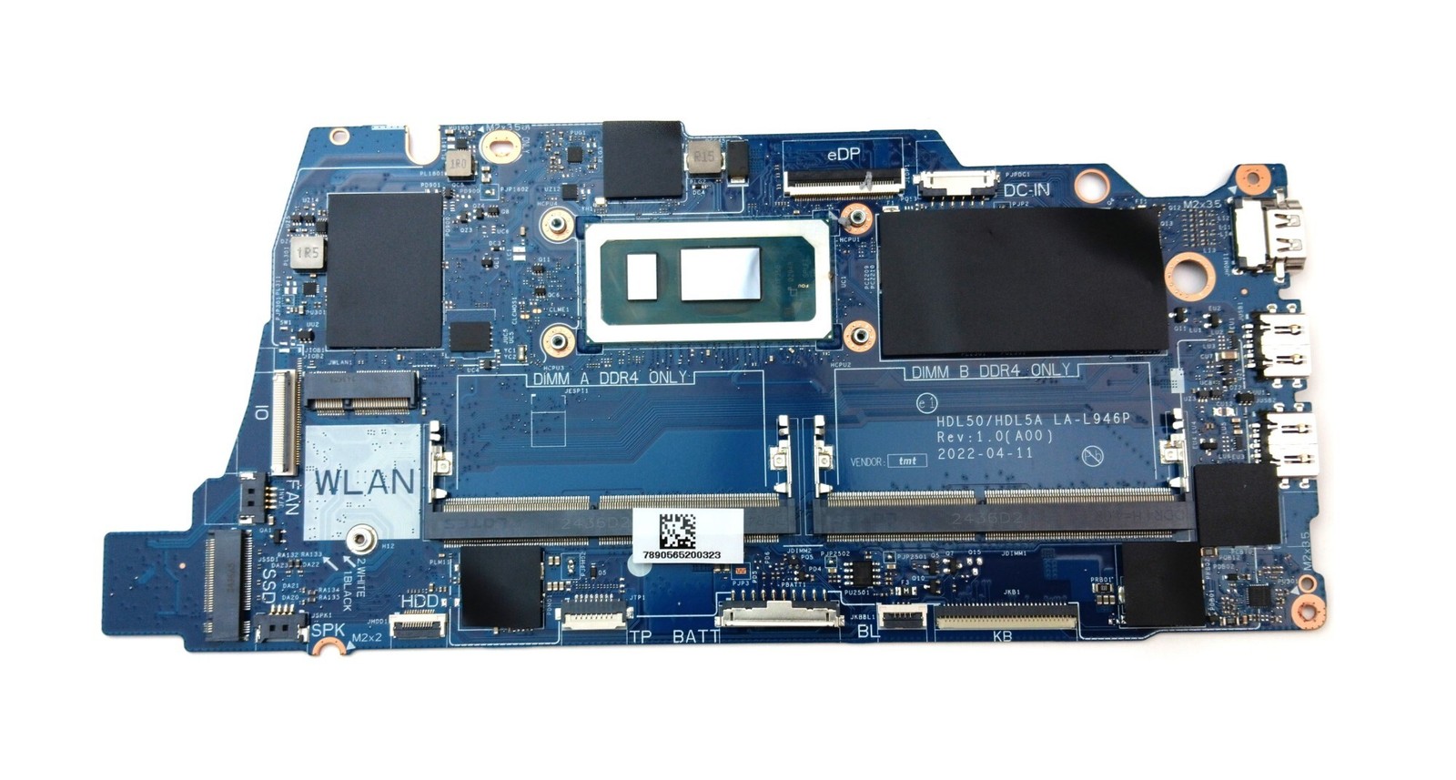 Motherboard Dell DVVYG Laptop Motherboard - Intel Core i3-1215U CPU -