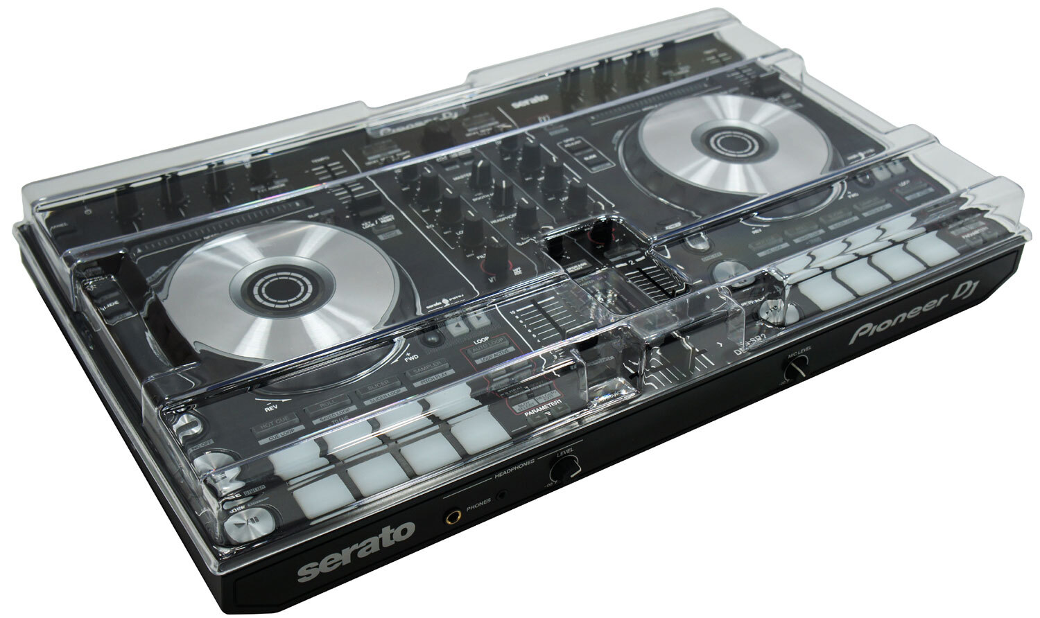 Harmony HC-DC1 Plastic DJ Case Saver Cover for Pioneer DDJ-SR2 Controller Deck