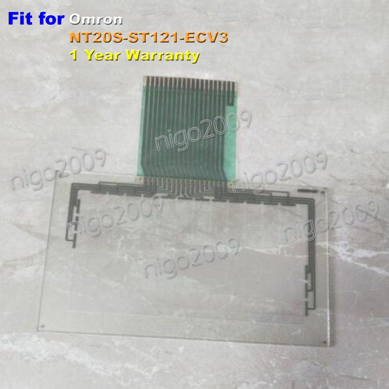 Touch Panel Glass for Omron NT20S-ST121-ECV3, NT20SST121ECV3 1 Year Warranty