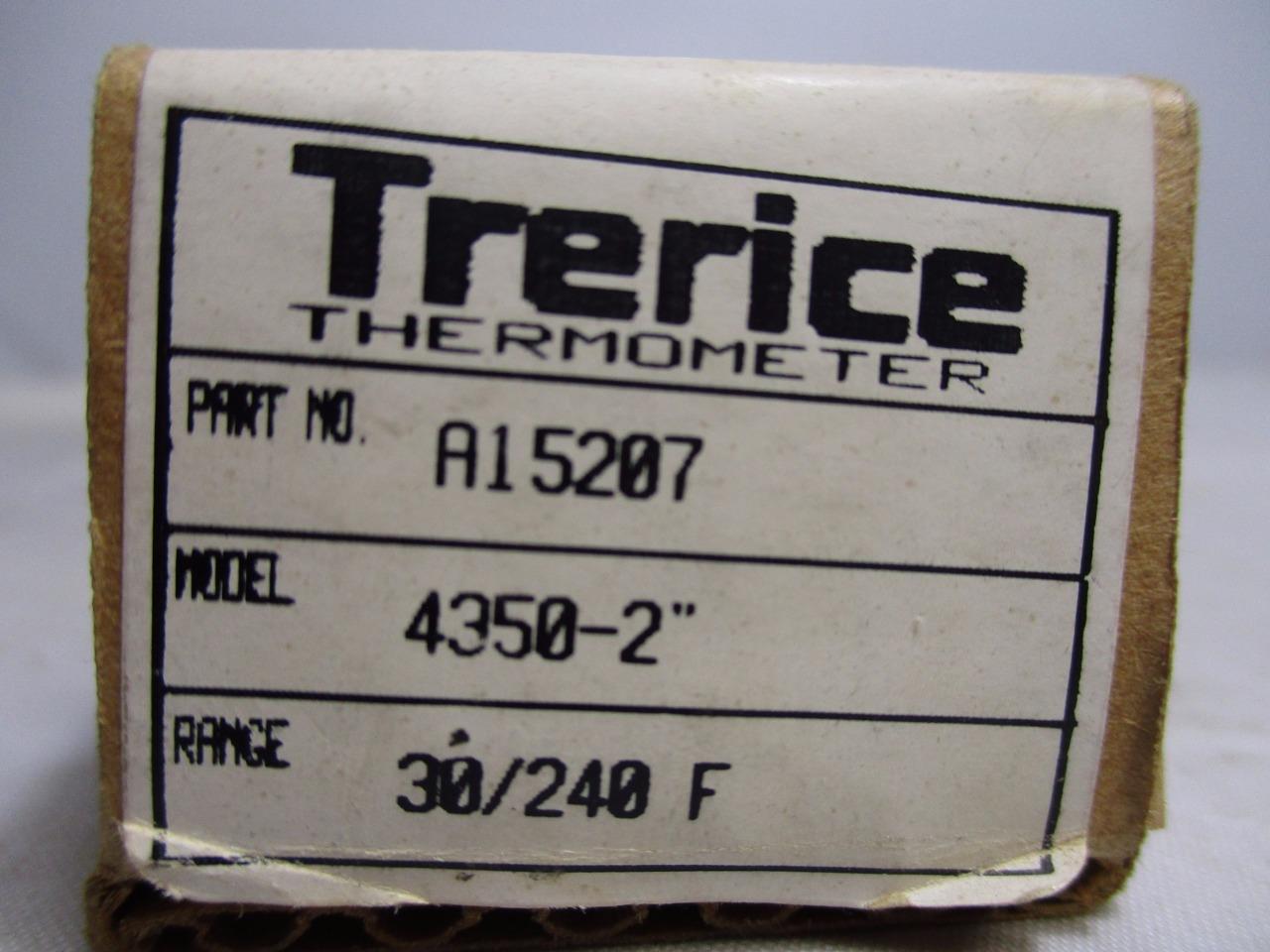 Trerice 4350-2" Thermometer A15207 30-240F