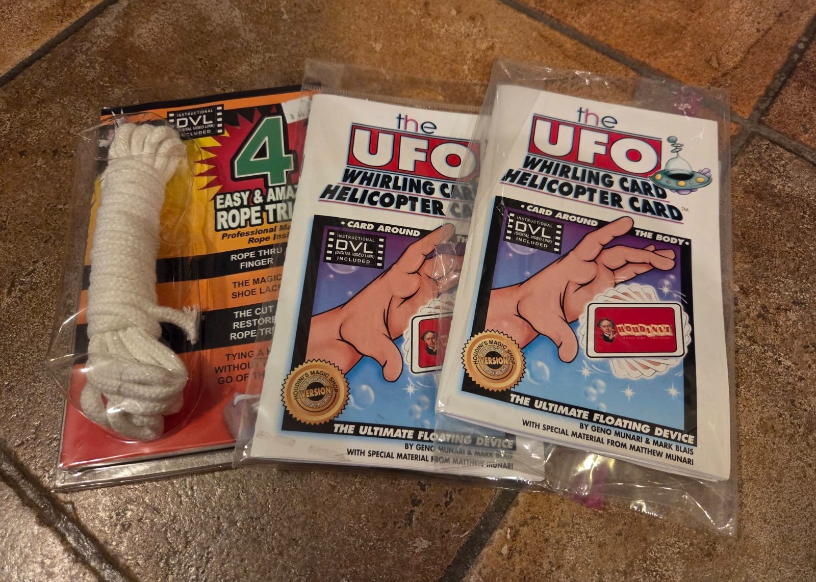 Lot of 3 Sealed and New Magic Mentalism Tricks