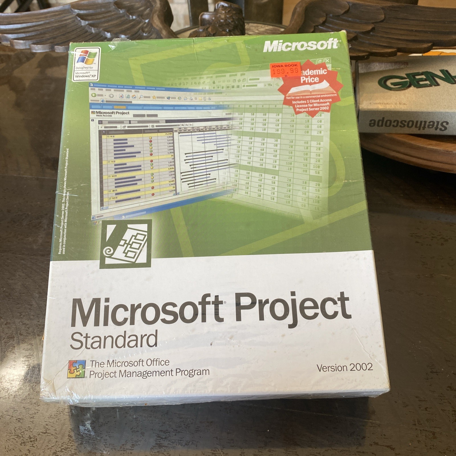 Microsoft Project Standard 2002 - Complete Package - Sealed