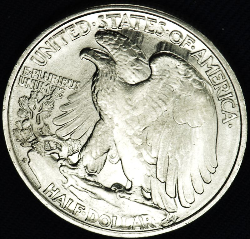 1941-s Liberty Walking Half. BU. (INV. A)