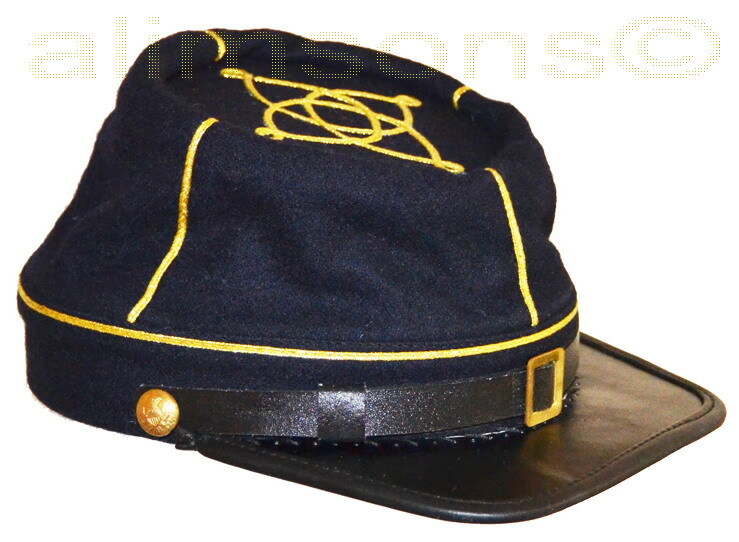 American Civil War Confederate Lieutenant Lt Rank Replica Kepi Cap-ALL SIZES!!!