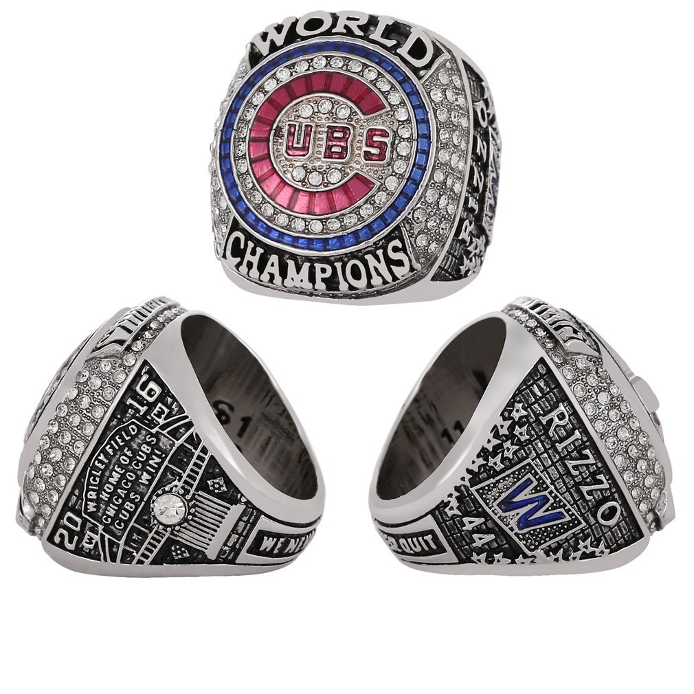 2016 Chicago Cubs World Series Championship Ring-RIZZO/ZOBRIST/BAEZ/BRYANT