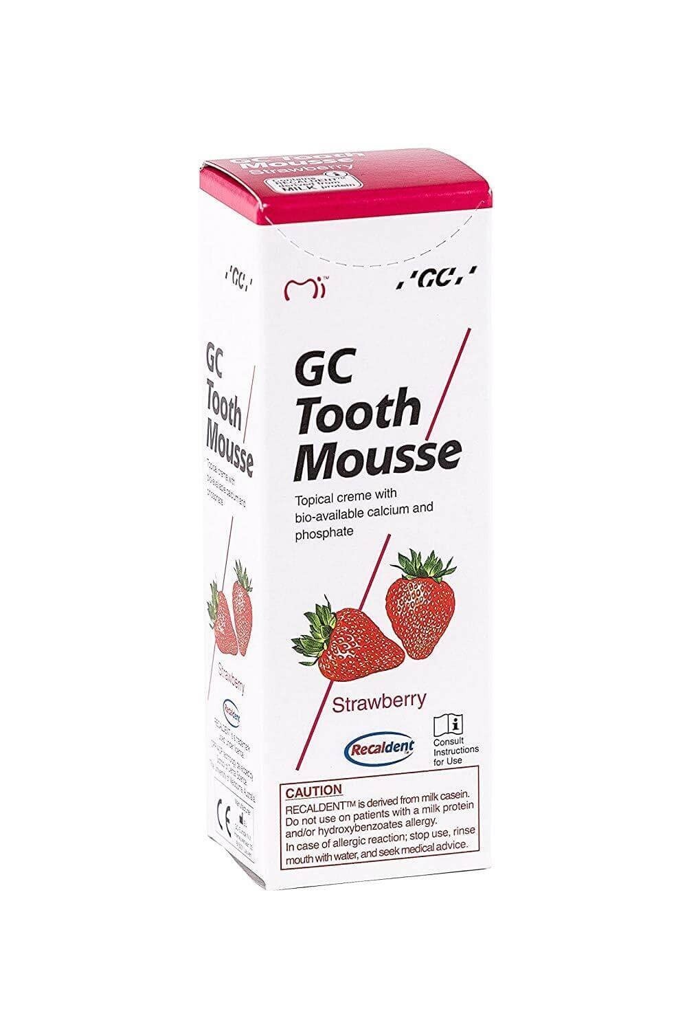 GC Tooth Mousse 1 X40Gm Dental Product (Strawberry) USA STOCK
