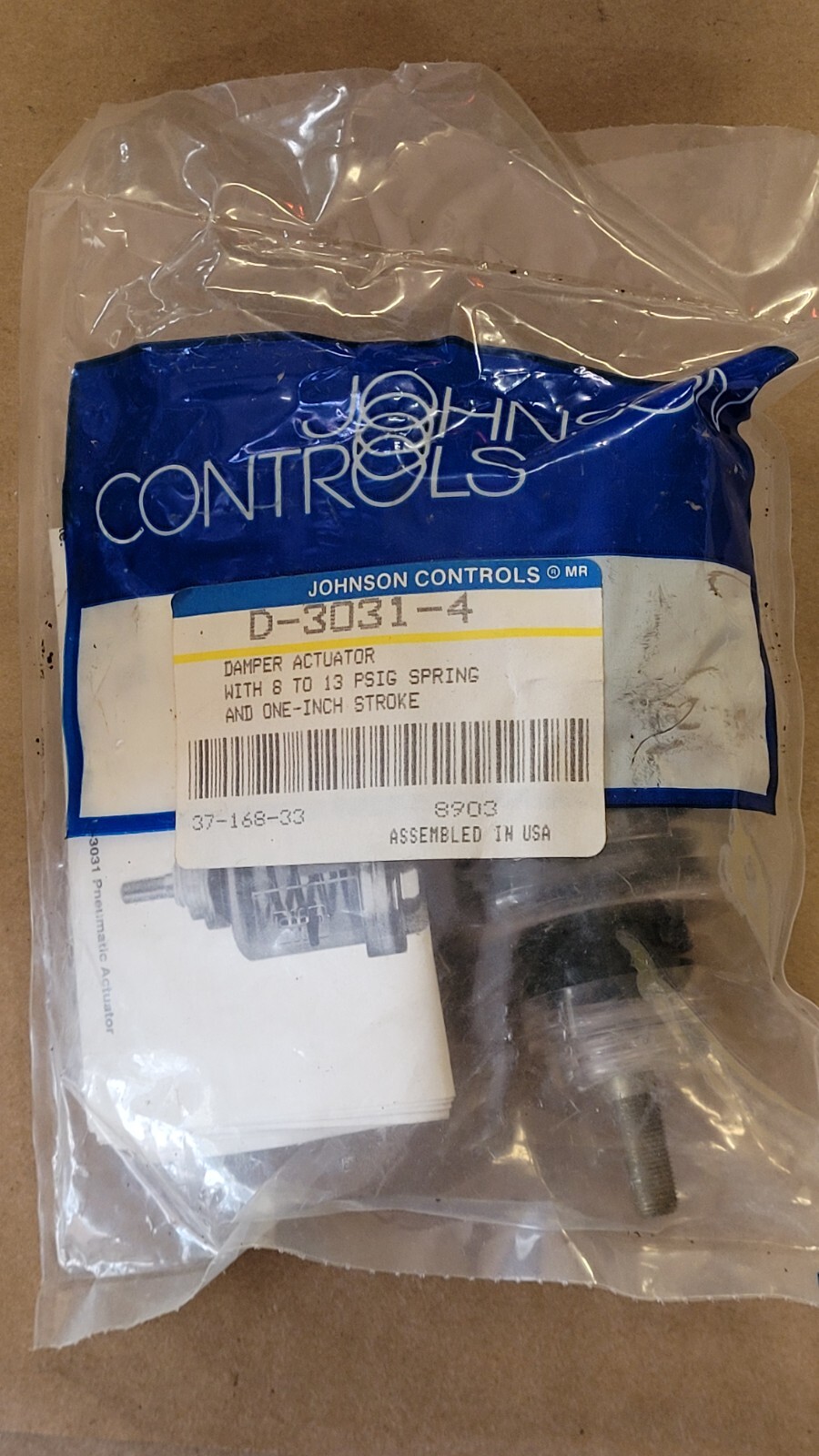 Johnson Controls D-3031-4 Damper Actuator
