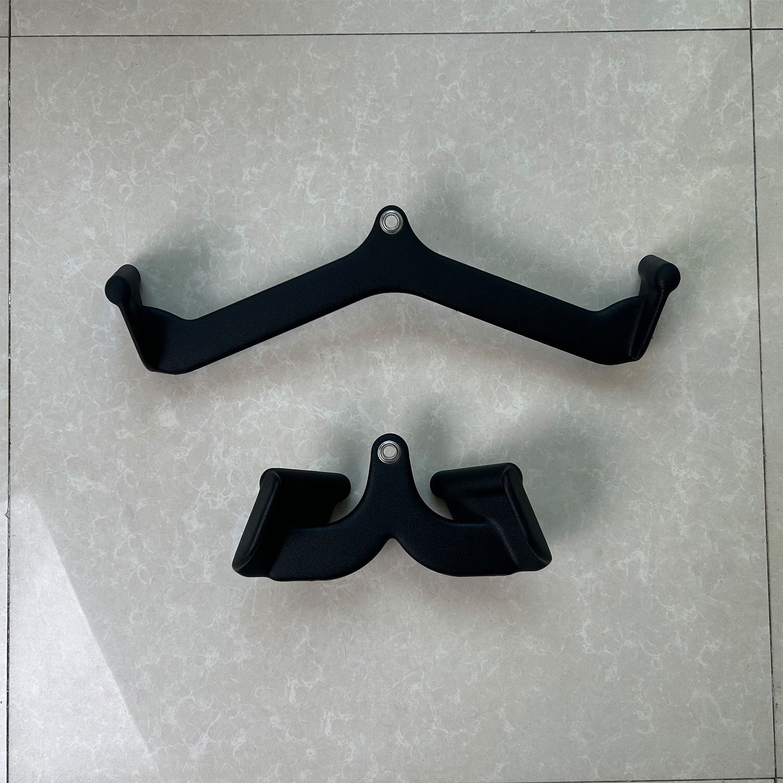 Fitness Rowing Pulley Cable Machine Attachment Handle Grips Lat Pull Down Bar