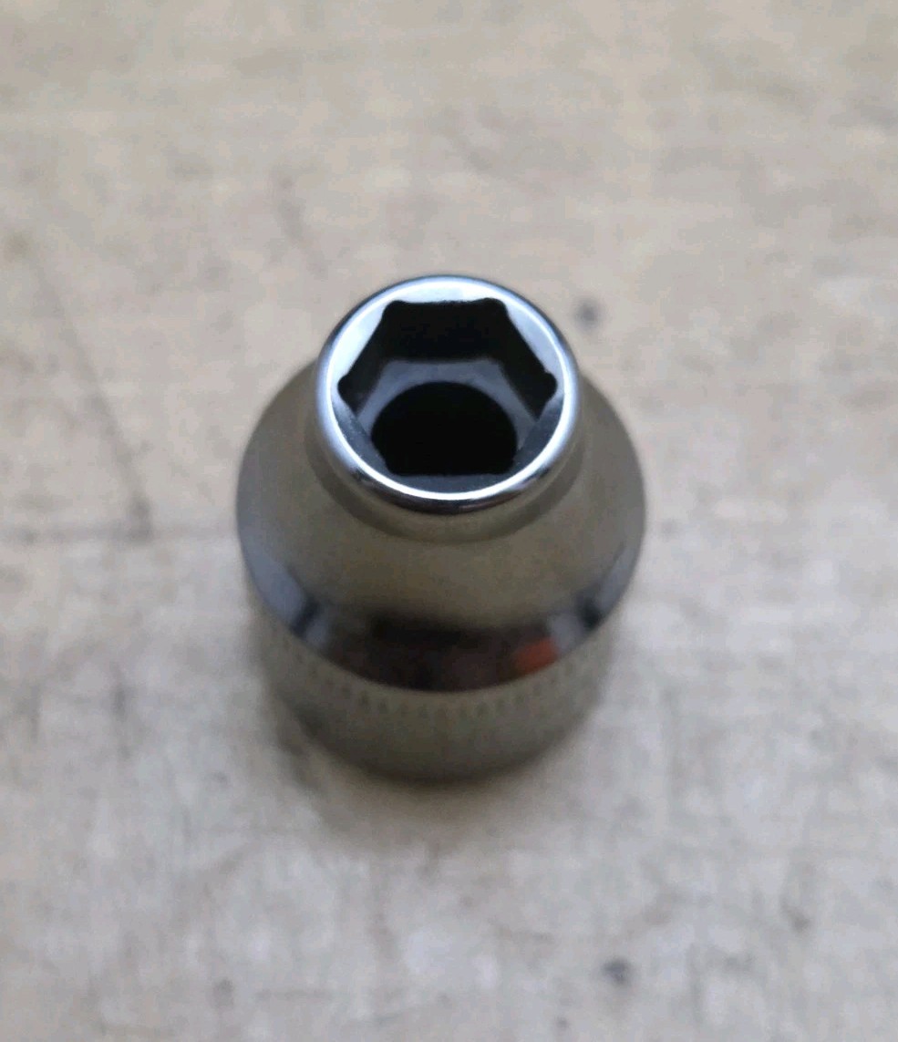 New Snap On FSM71 - 3/8" Drive 7mm Shallow 6 Point Chrome Socket