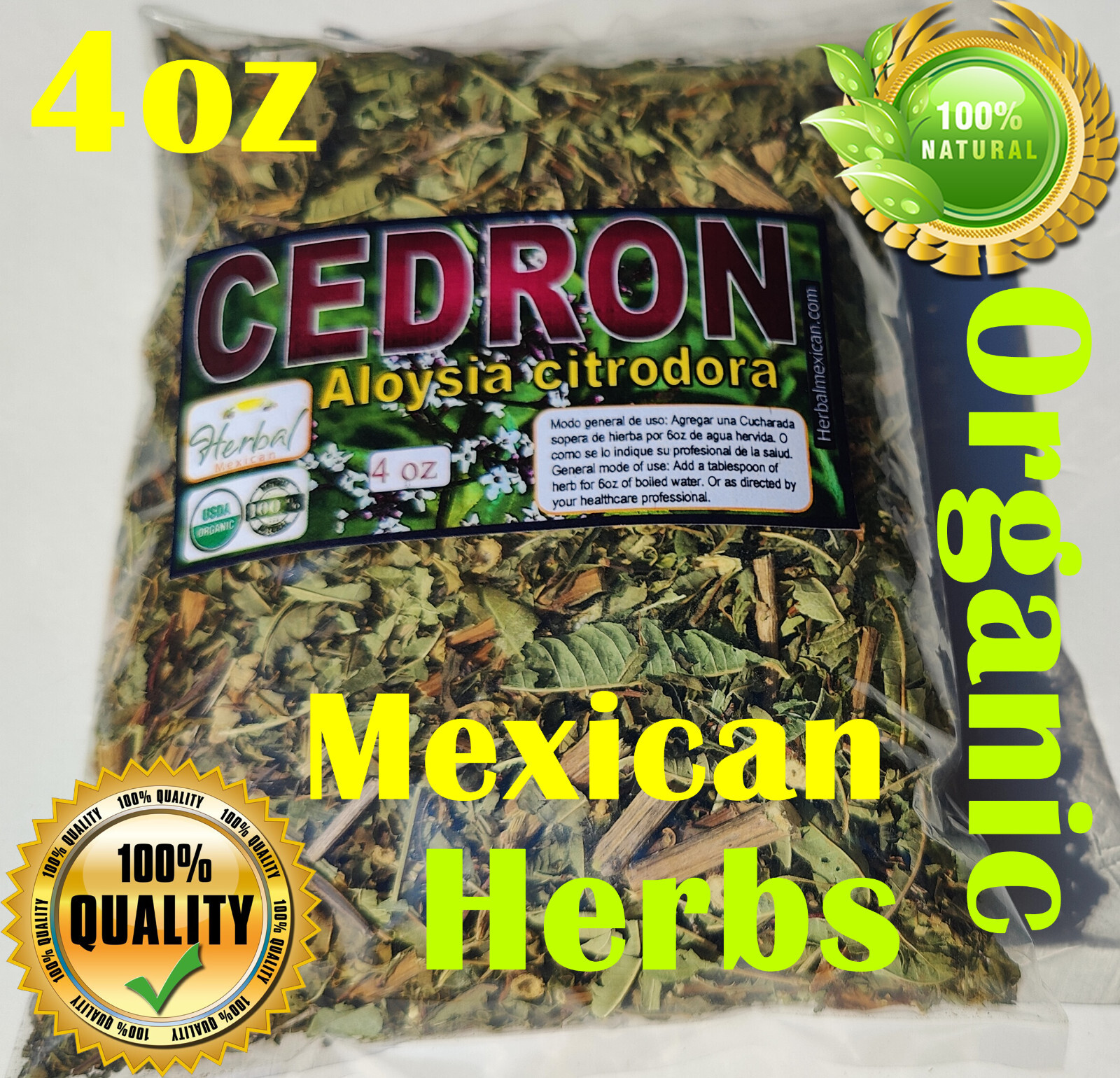 4o Hierba luisa,cedron,cidrón, cedrón, Aloysia citrodora, Lemon Beebrush/verbena