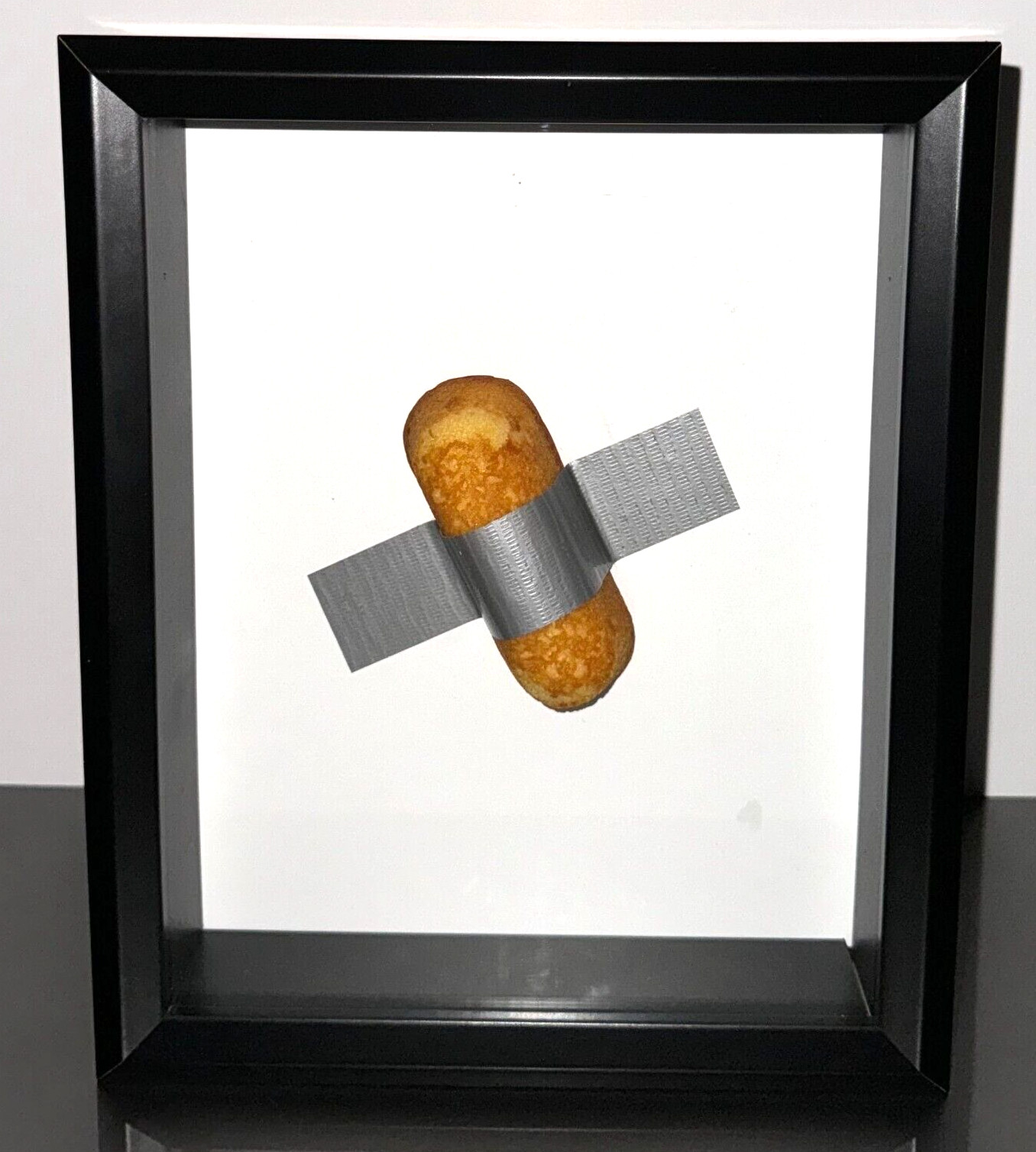 "TWINKIE" by Little Jay #1 of 1 Art with duct tape in Shadow Box - 1 of a KIND -