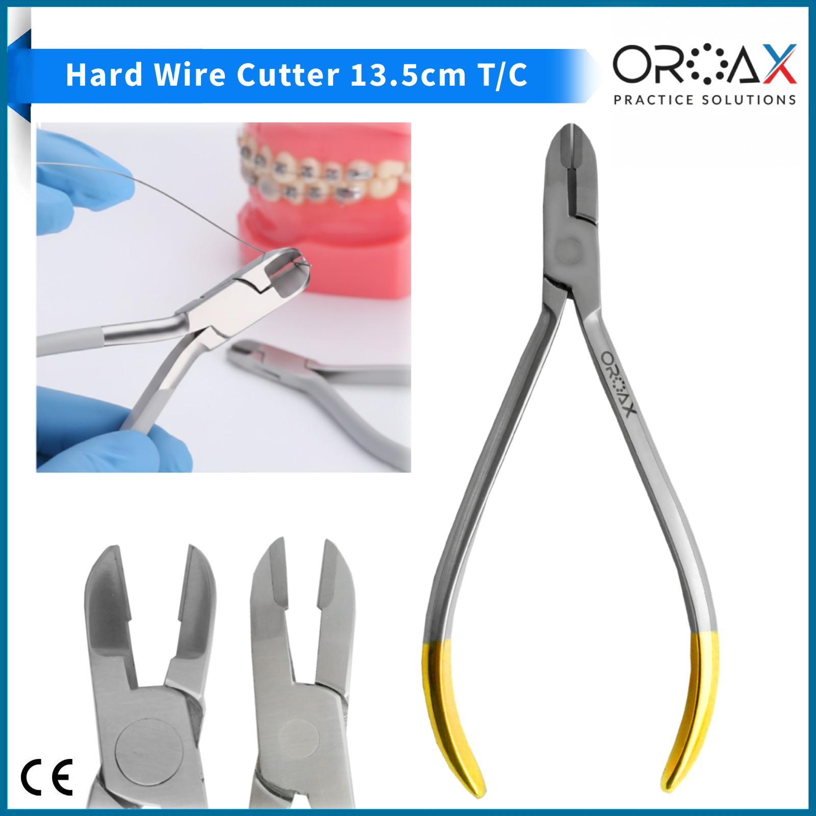 Heavy Duty Hard Wire Cutter Pliers TC Tip Dental Distal Orthodontic Instruments