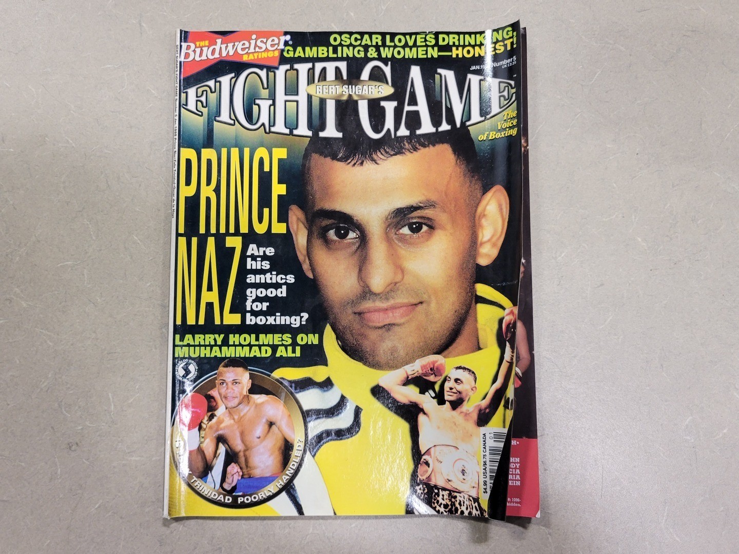 FIGHT GAME January 1998 Magazine Prince Naz No. 5 – Office Equipment