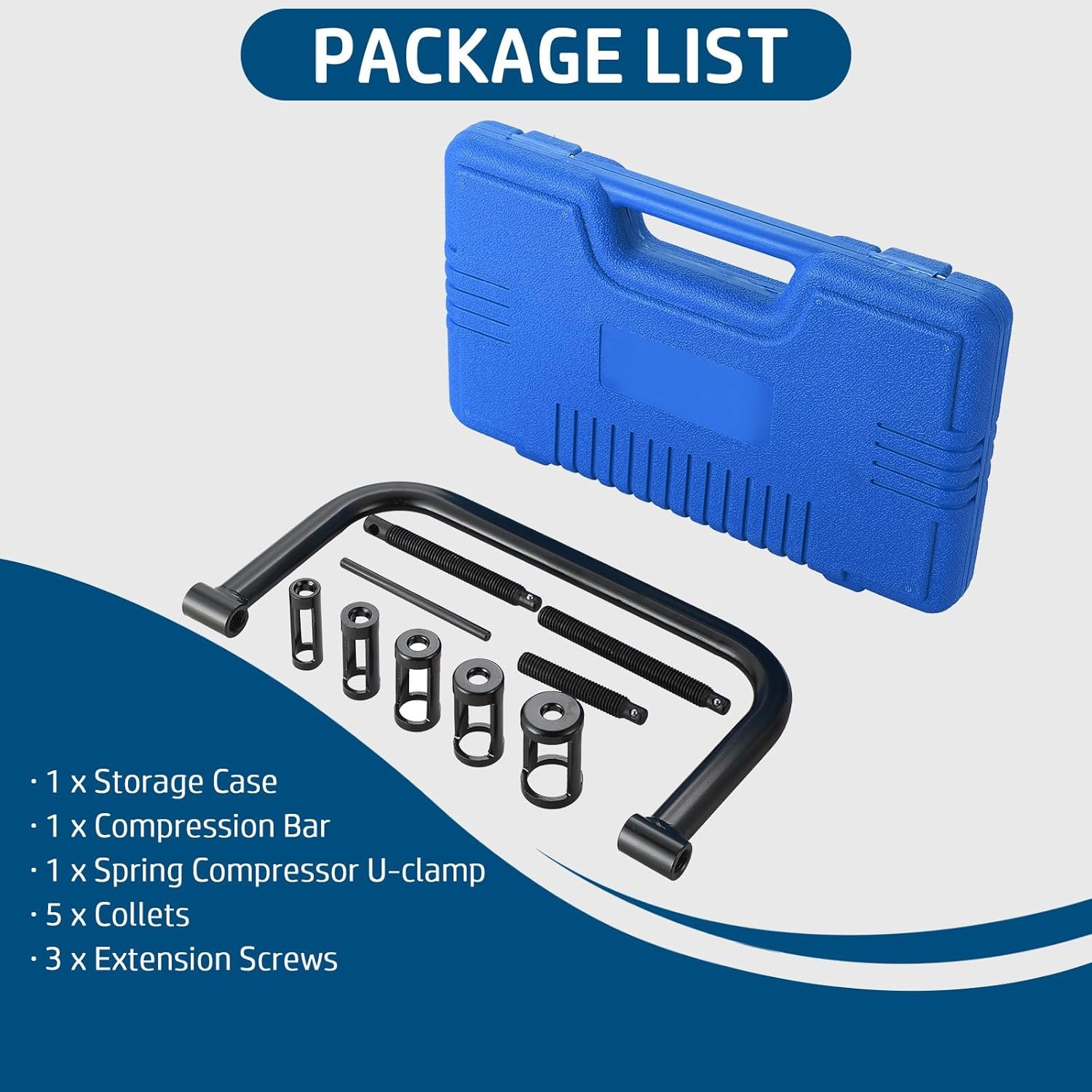 Valve Spring Compressor C Clamp Removal Tool Blue