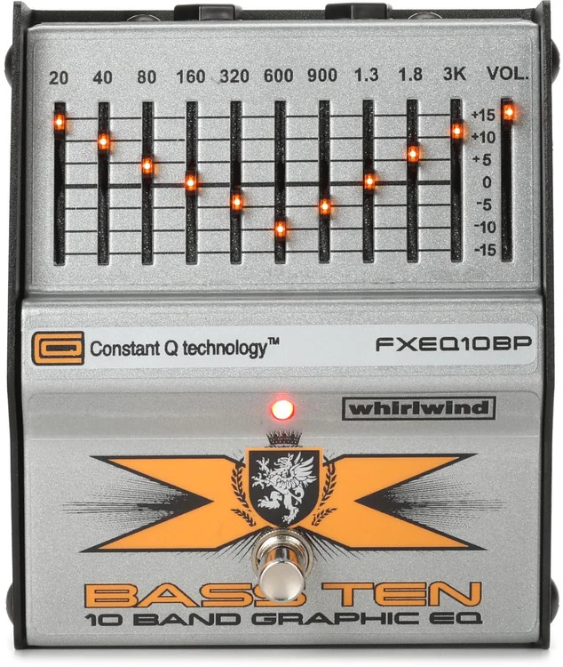 Whirlwind Bass Ten 10-band Bass EQ Pedal