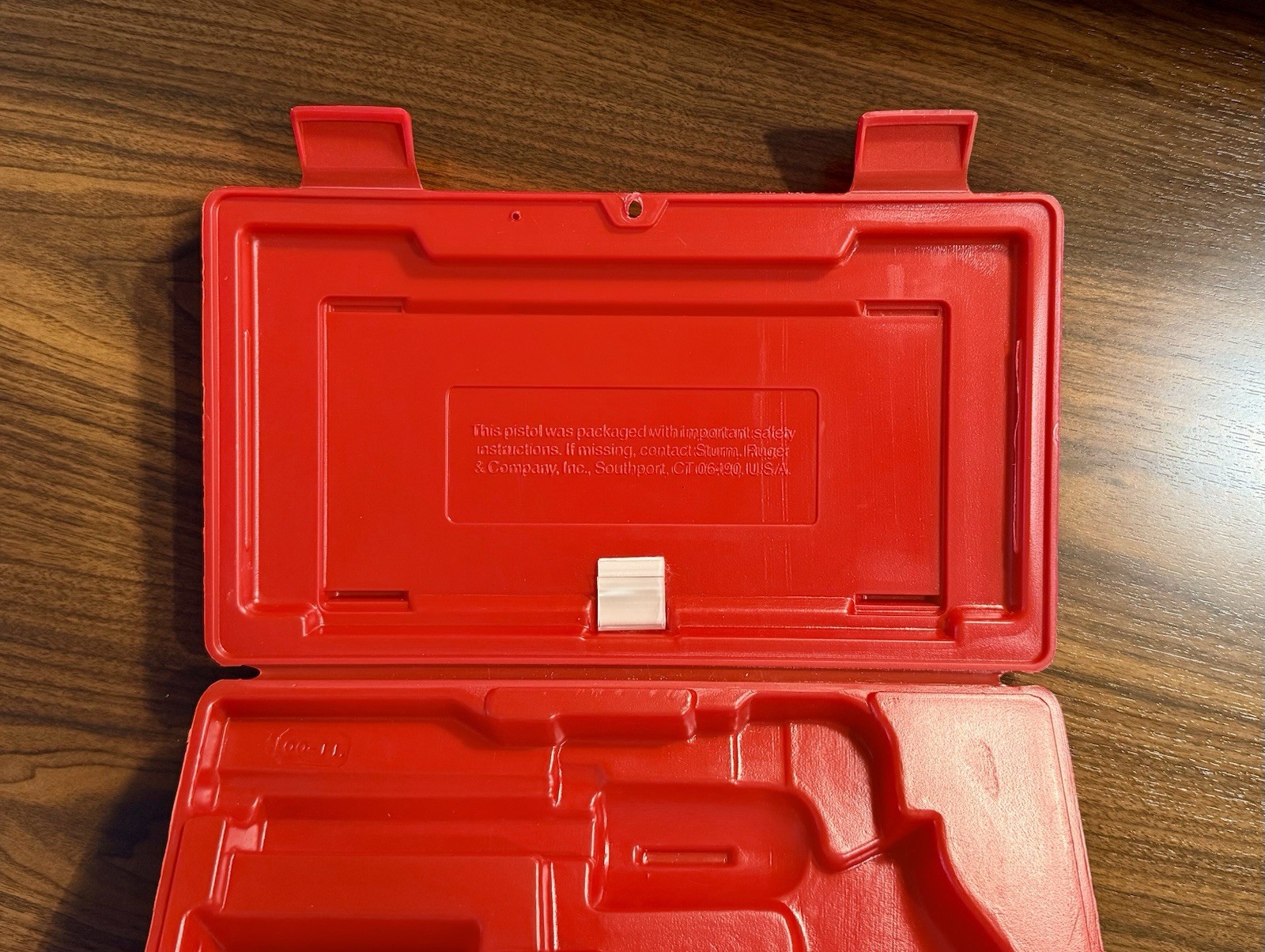 Ruger Pistol Revolver Red Plastic Case *Case Only*