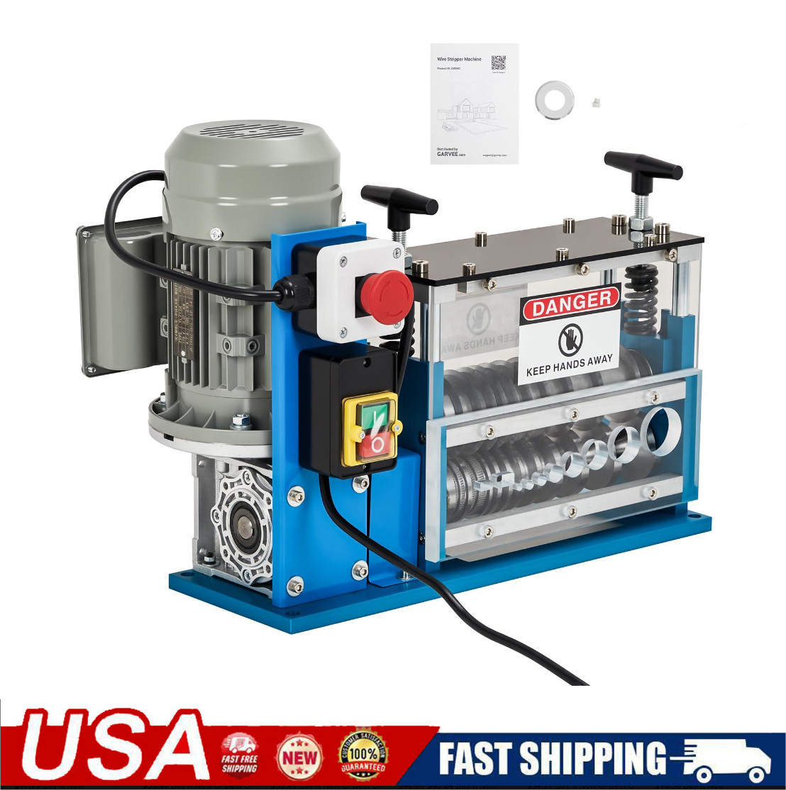 Automatic Scrap Cable Stripper Electric Wire Stripping Machine Copper Recycling