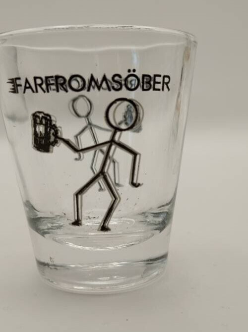 Far From Sober 2.25" Shot Glass