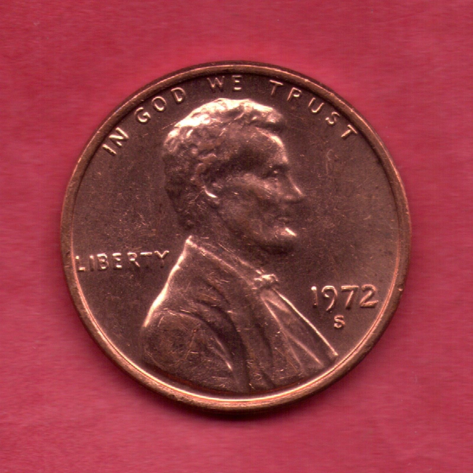 1972 S Lincoln Memorial Cent Uncirculated Slot Filler or Starter Coins