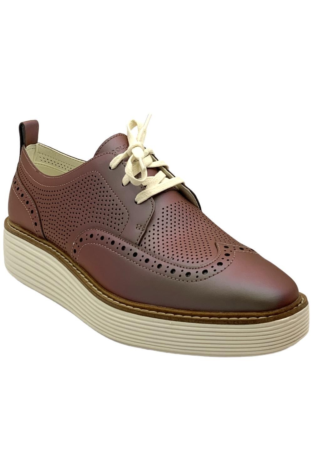 Cole Haan Women's OG Platform Wing Tip Oxford Multi Irredescent/Ivory