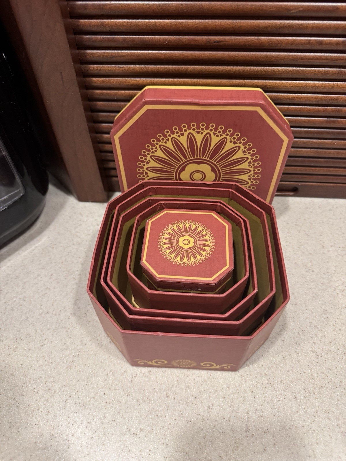 Broadway Basketeers Nesting Boxes -Red