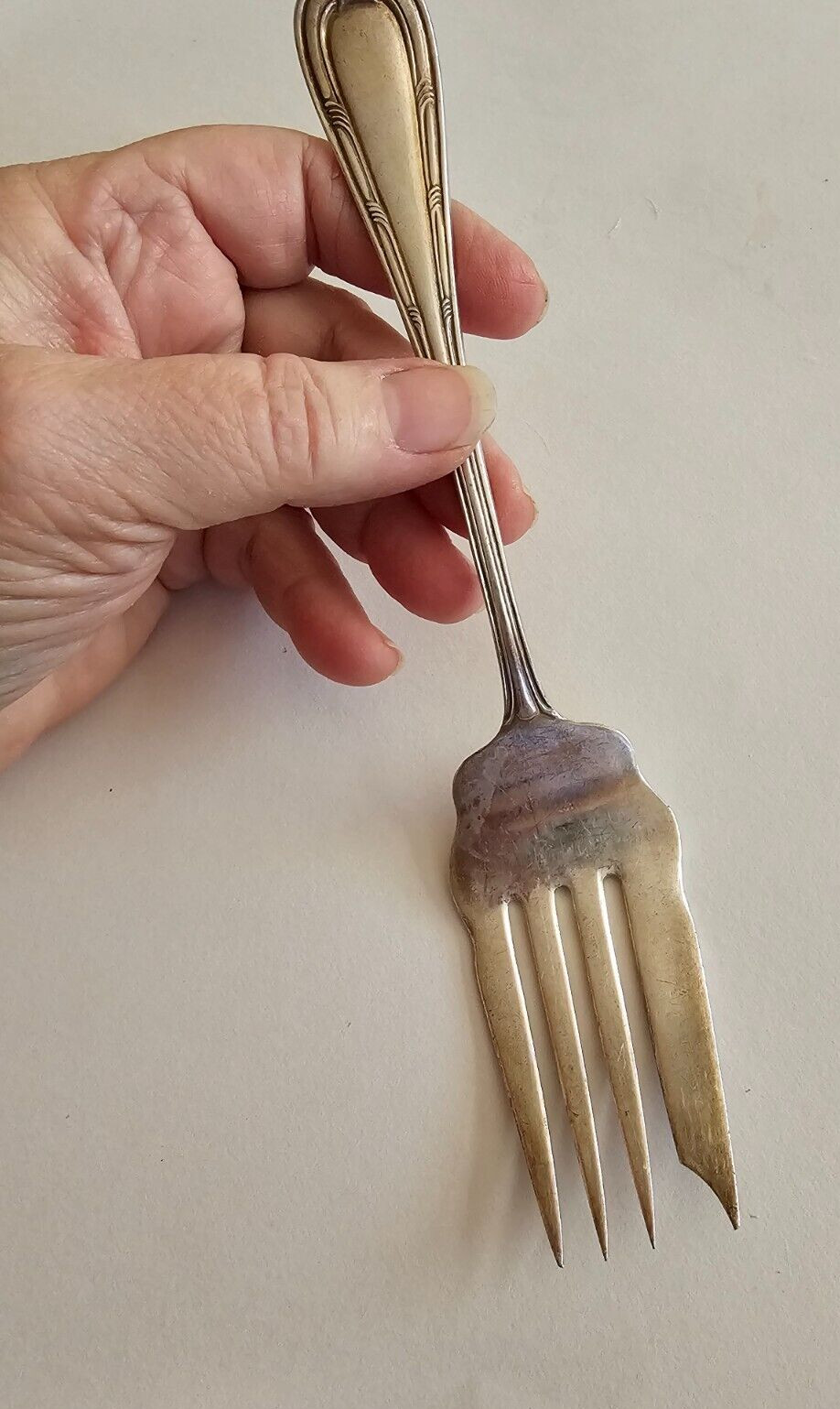 Vintage Cold Meat Serving Fork 7.5" Independence AI