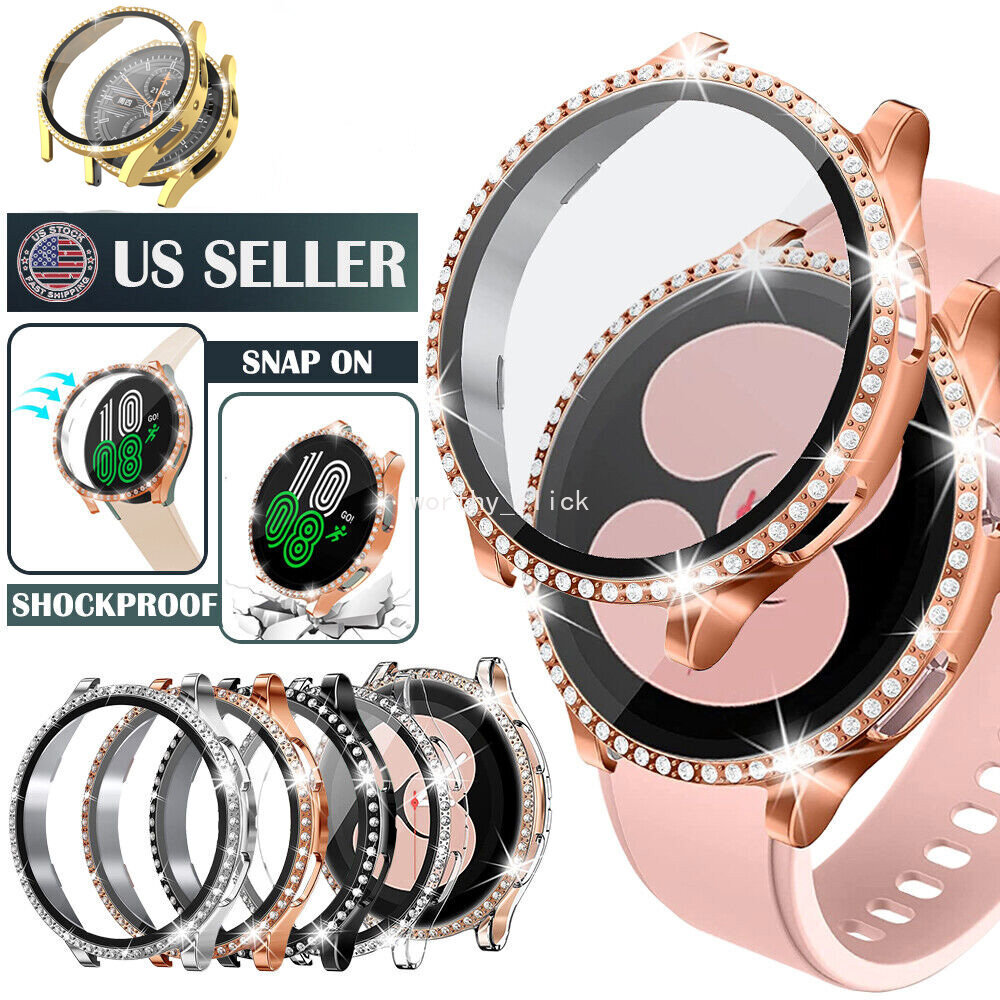 Case+Tempered Glass Screen Protector For Samsung Galaxy Watch 9 8 7 6 54 40/44m