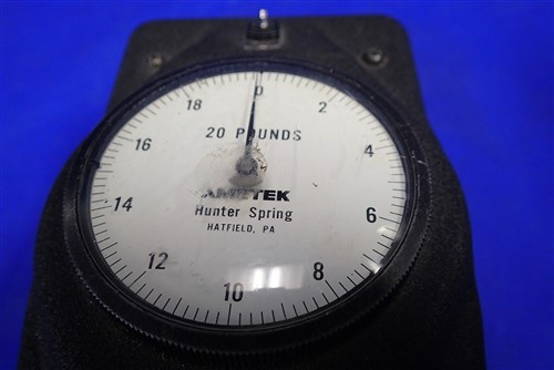 AMETEK 20 LB PUSH / PULL FORCE GAGE 2LB/DIV