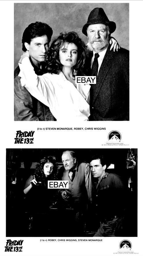FRIDAY THE 13TH THE SERIES 1989 - 2 TV PHOTOS - SUPERNATURAL LOUISE ROBEY