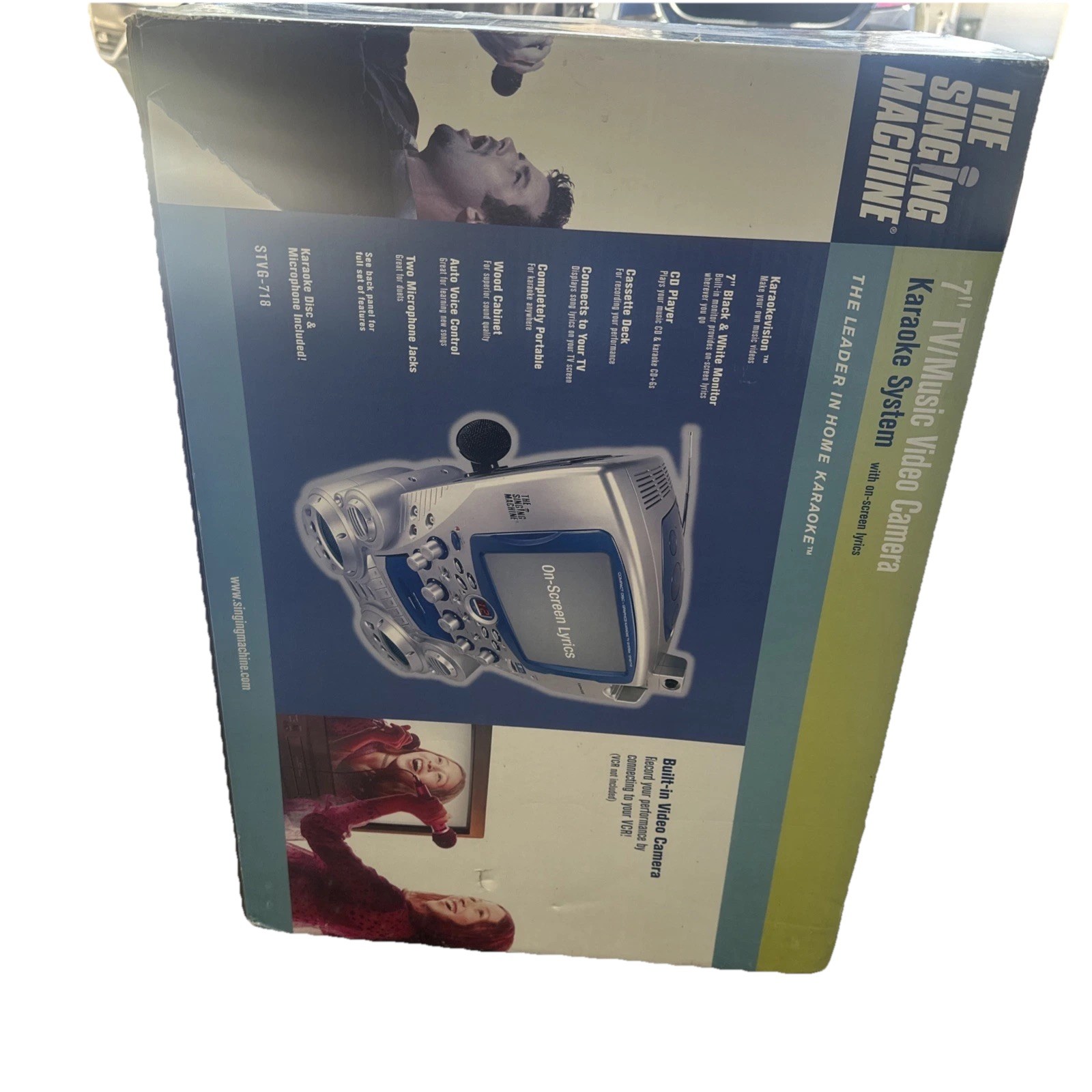 The Singing Machine STVG513 CD Karaoke System CD + Graphics Machine