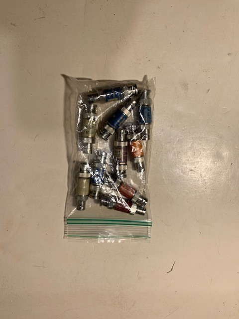 Trilithic  FP-50 Coaxial RF Attenuator Lot of 10 - Various Frequencies